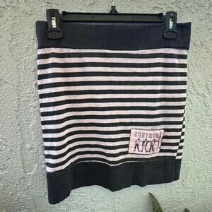 Y2k tube top stripped top